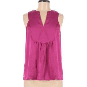 Anthropologie Pink Sateen Top - Size 8